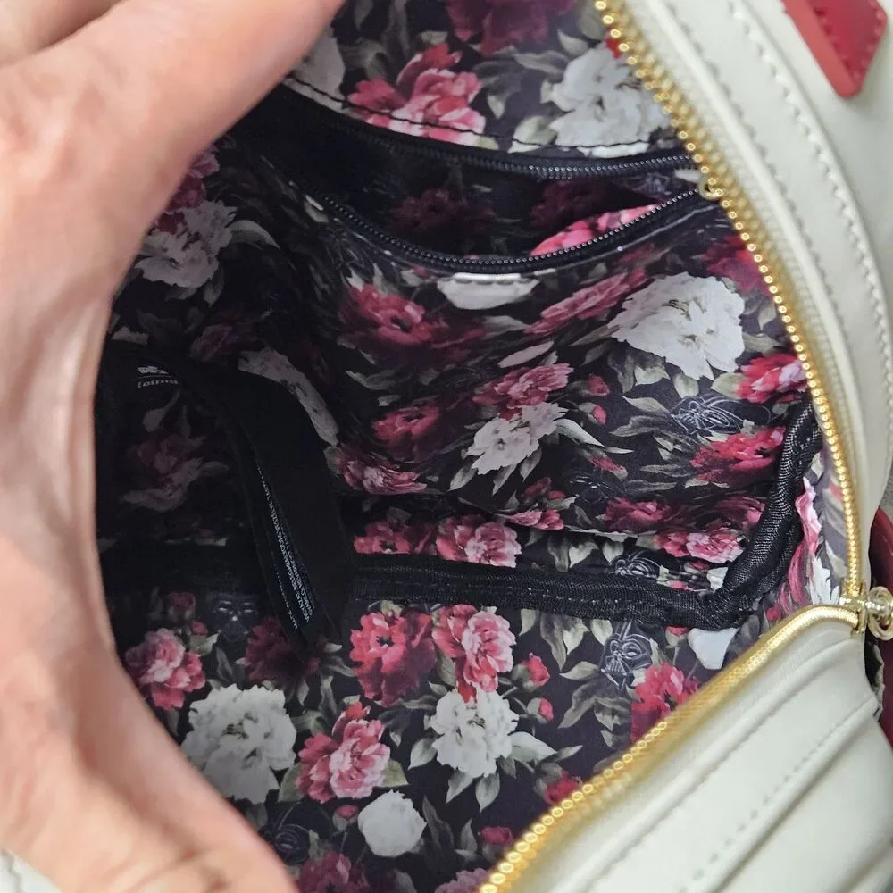 Loungefly Disney Star Wars Darth Vader Embroidered Floral Mini Backpack